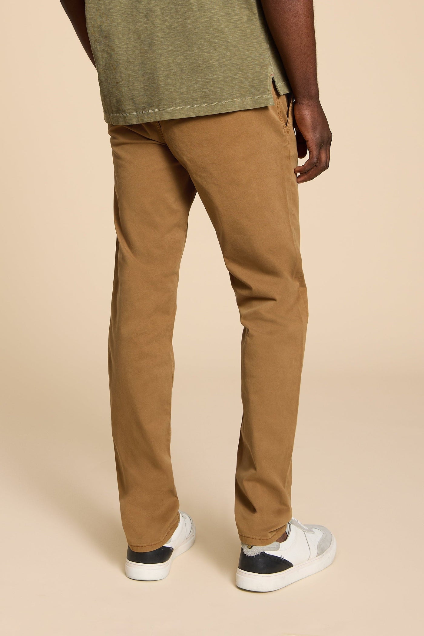 White Stuff Sutton Organic Chino Trousers in Mid Brown-Mens-Ohh! By Gum - Shop Sustainable