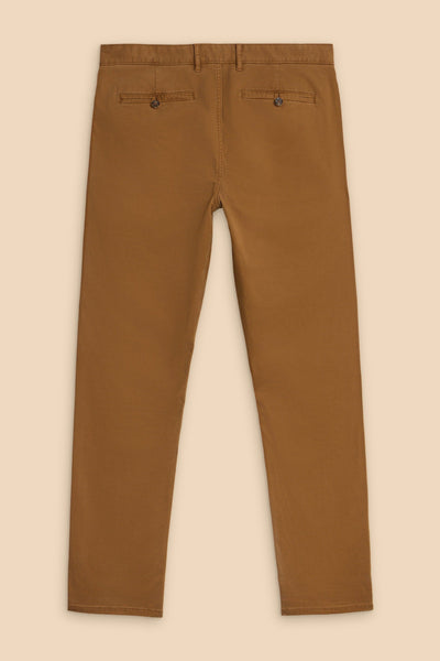 White Stuff Sutton Organic Chino Trousers in Mid Brown-Mens-Ohh! By Gum - Shop Sustainable