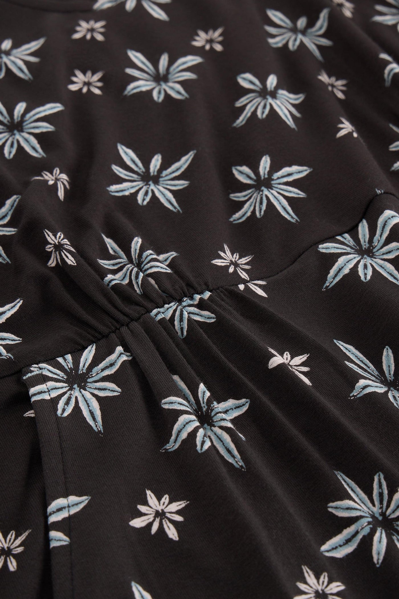 White Stuff Tallie Jersey Dress in Black Multi