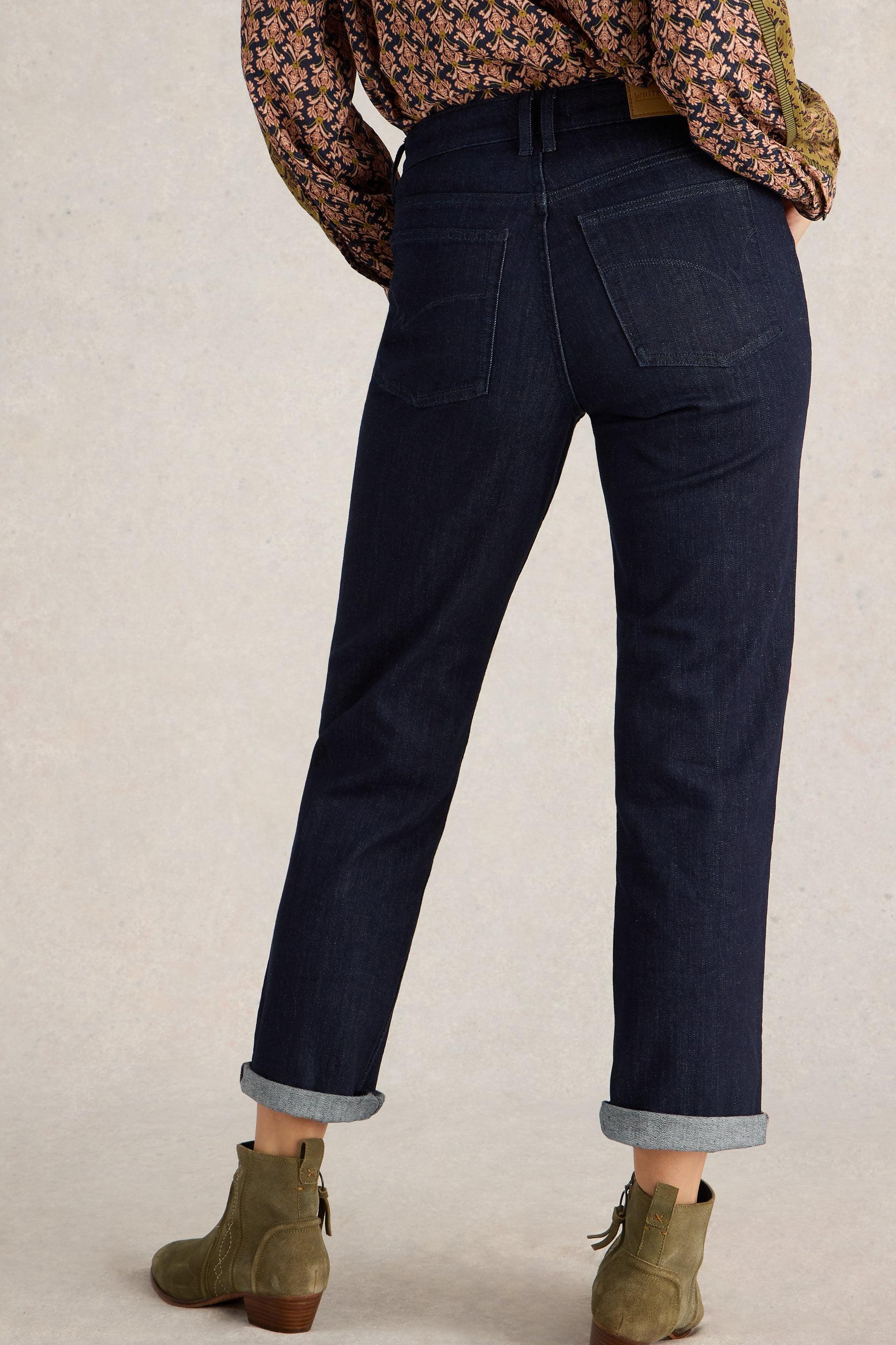 White Stuff Taylor Straight Jean in Dark Denim - Petite