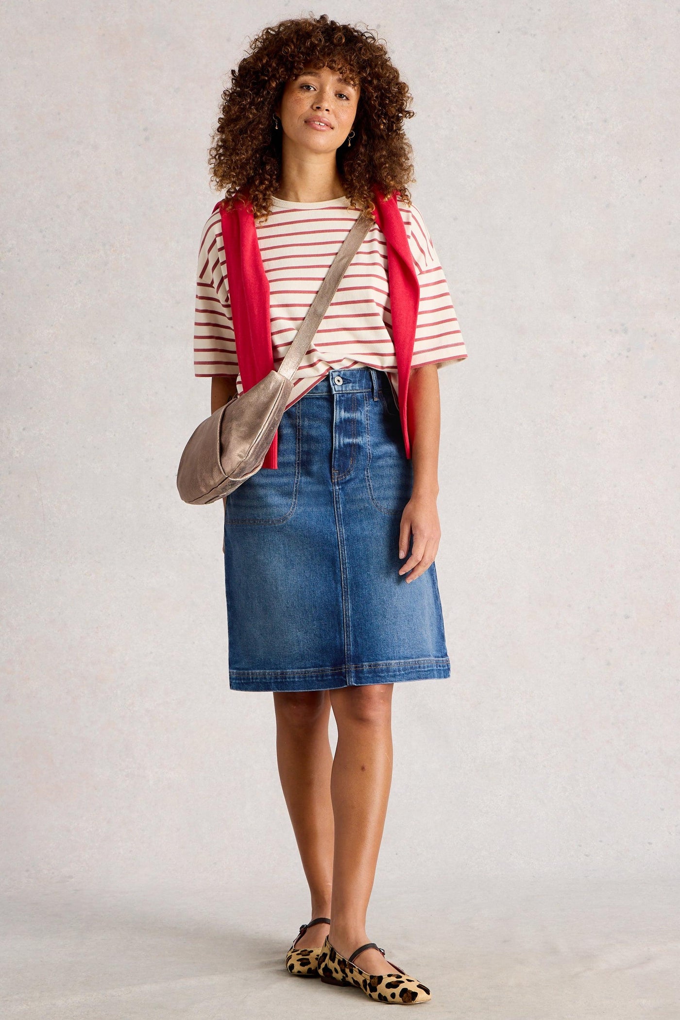 White Stuff Tia Denim Skirt