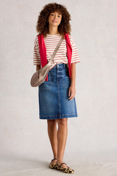 White Stuff Tia Denim Skirt