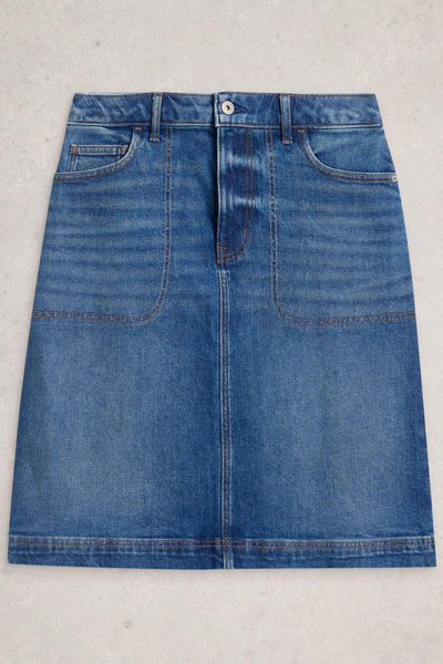 White Stuff Tia Denim Skirt