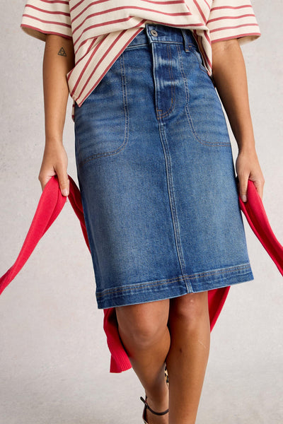 White Stuff Tia Denim Skirt