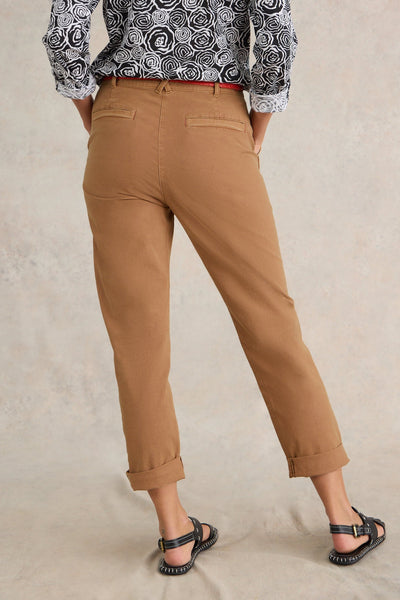 White Stuff Twister Chino in Mid Tan-Womens-Ohh! By Gum - Shop Sustainable