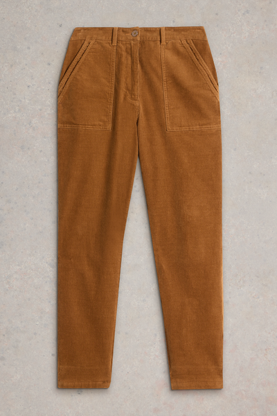 White Stuff Twister Cord Mid Tan Trouser-Womens-Ohh! By Gum - Shop Sustainable