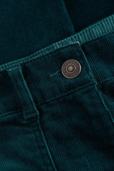 White Stuff Twister Cord Trouser in Dark Green