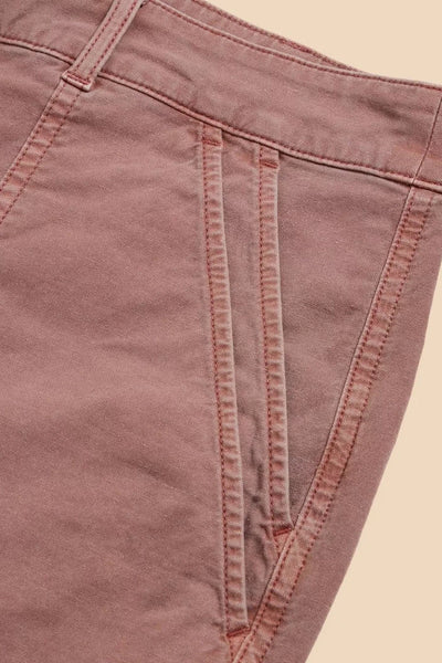 White Stuff Twister Organic Chino Trousers in Dusty Pink-Womens-Ohh! By Gum - Shop Sustainable