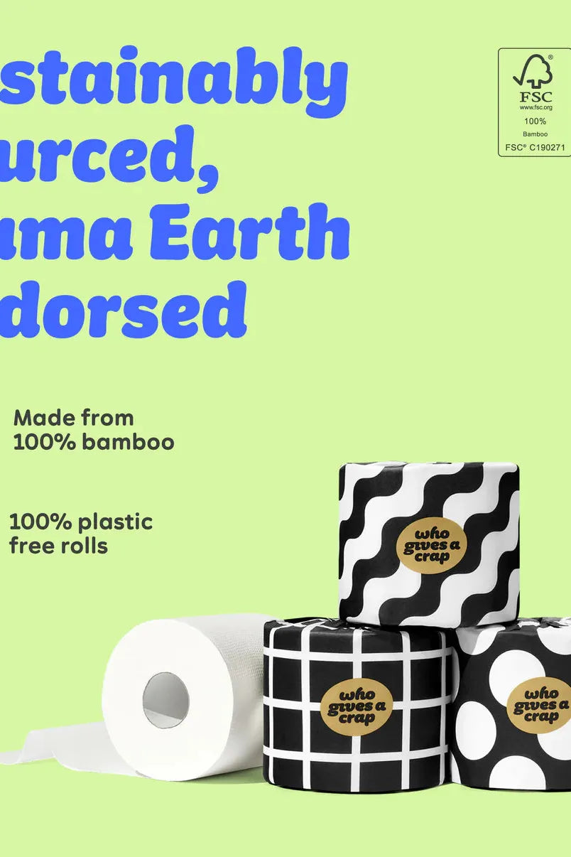 Who Gives A Crap Double Length Premium Bamboo Toilet Paper