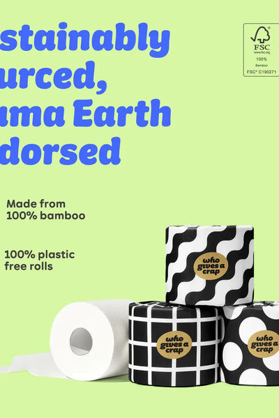 Who Gives A Crap Double Length Premium Bamboo Toilet Paper