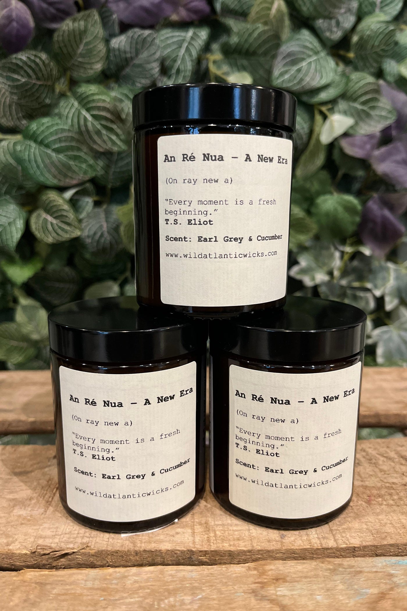 Wild Atlantic Wicks An Re Nua - A New beginning in Earl Grey & Cucumber-Gifts-Ohh! By Gum - Shop Sustainable