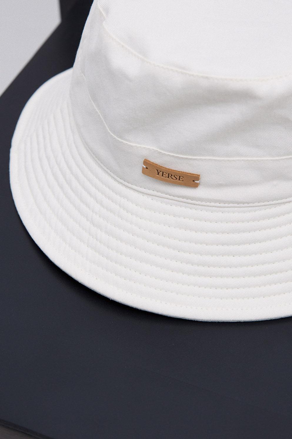 Yerse Natural Cotton Rope Bucket Hat