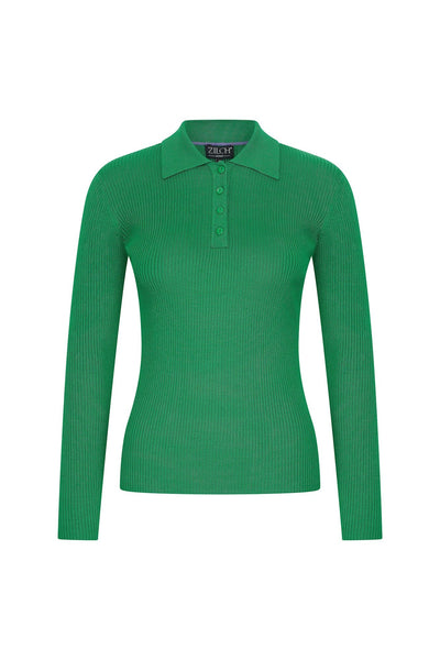 Zilch Apple Polo Top-Womens-Ohh! By Gum - Shop Sustainable