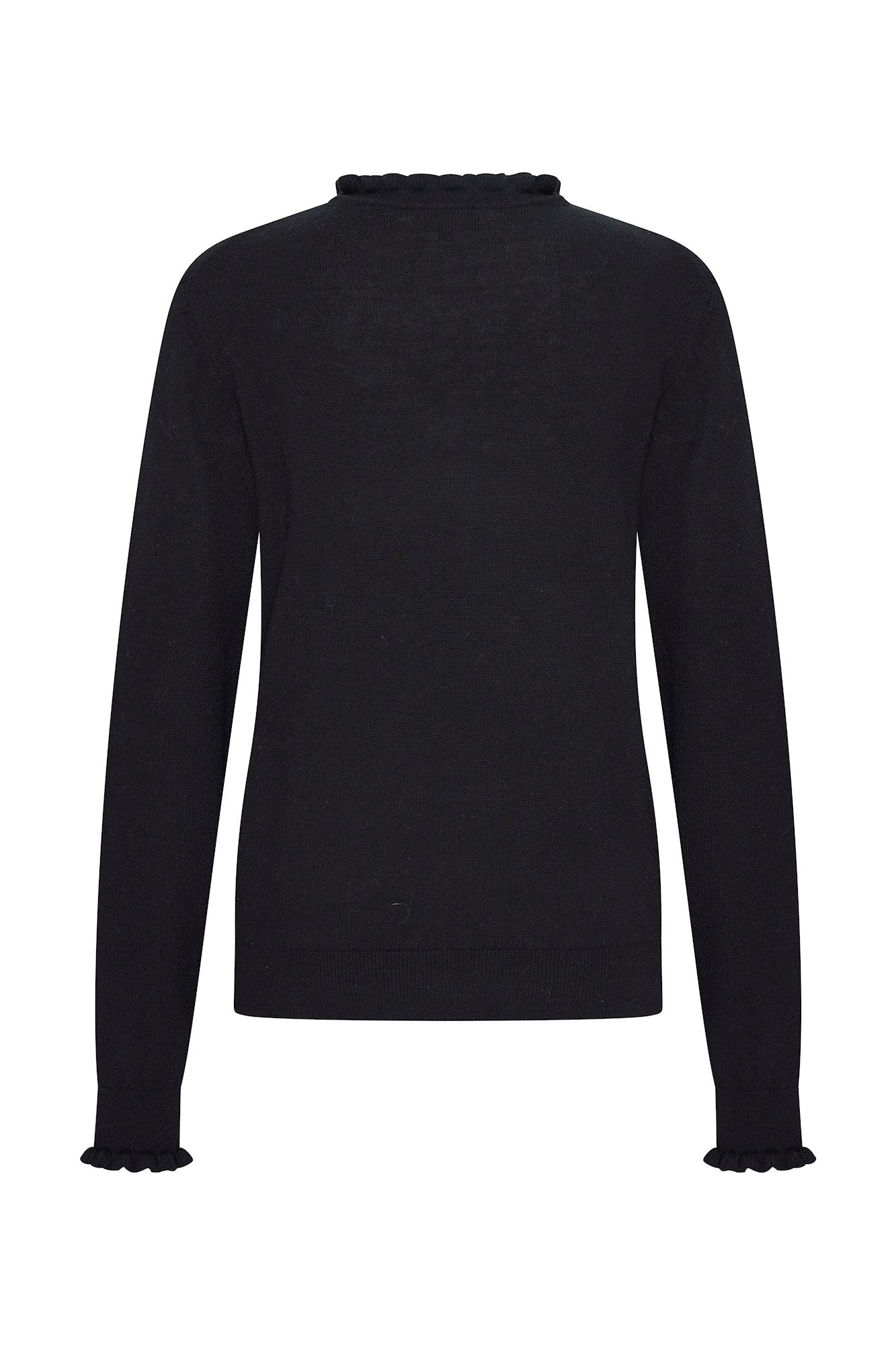 Zilch Black High Neck Sweater-Womens-Ohh! By Gum - Shop Sustainable