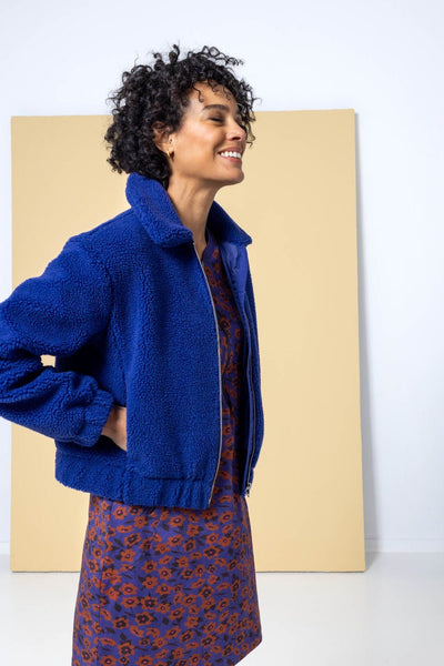 Zilch Blue Jacket-Womens-Ohh! By Gum - Shop Sustainable