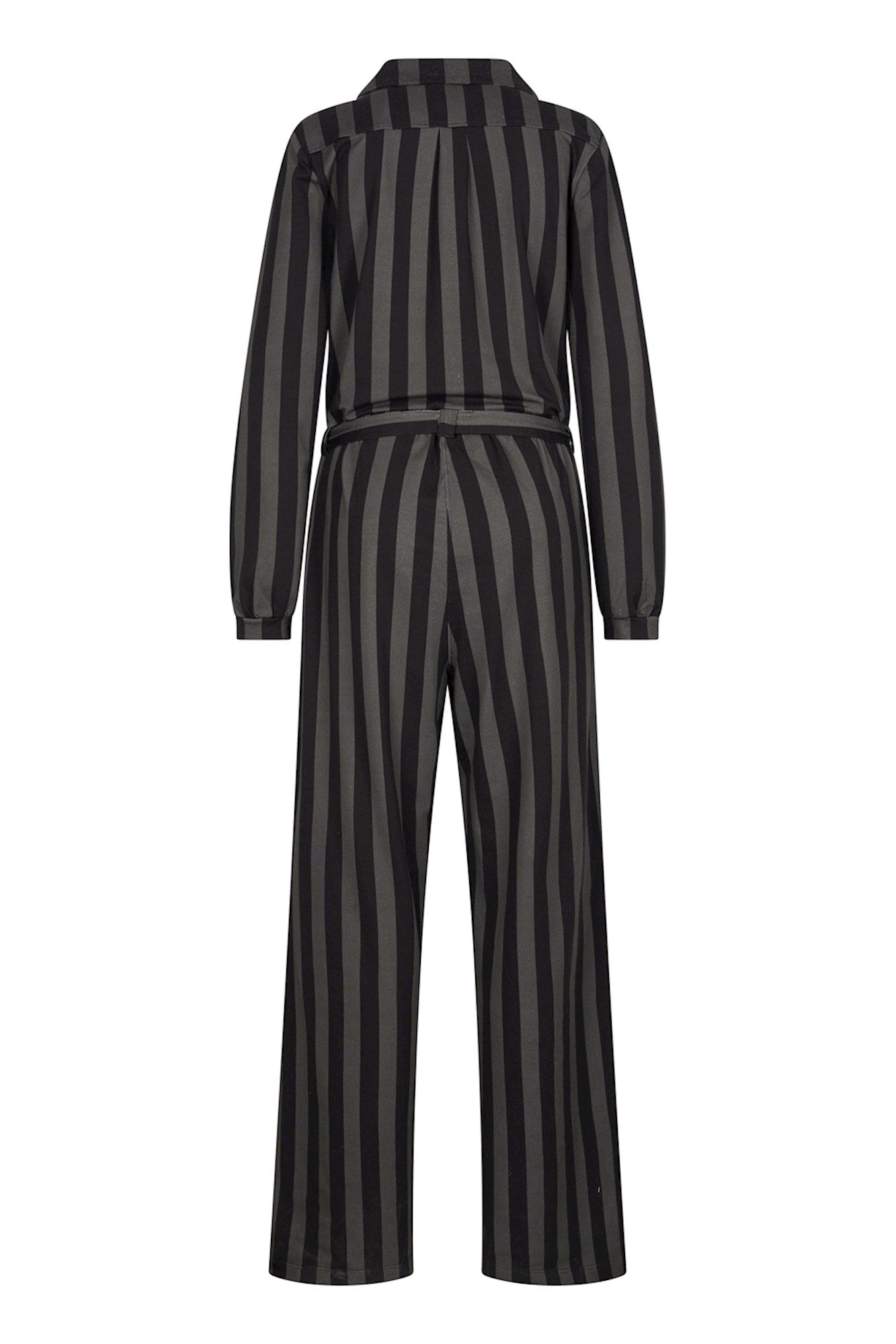 Zilch Jumpsuit in Stripes Black-Womens-Ohh! By Gum - Shop Sustainable