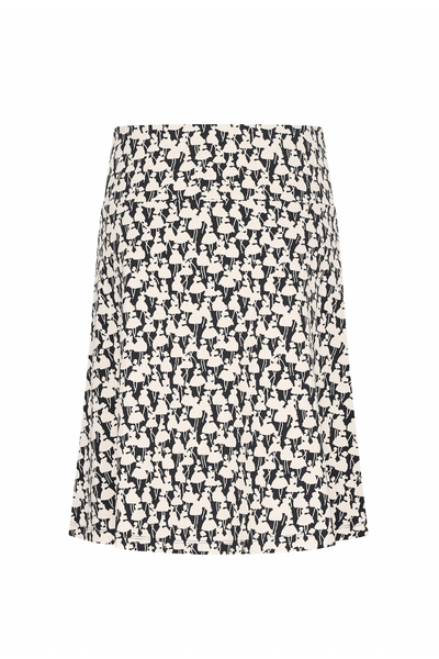 Zilch Parisienne Black Wide Skirt-Womens-Ohh! By Gum - Shop Sustainable