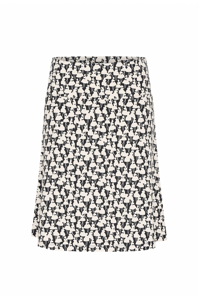 Zilch Parisienne Black Wide Skirt-Womens-Ohh! By Gum - Shop Sustainable