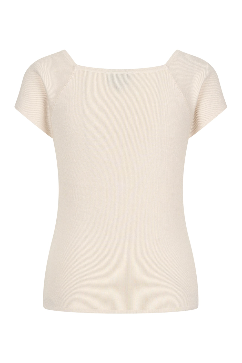 Zilch Short Sleeve Top in Off White-Womens-Ohh! By Gum - Shop Sustainable