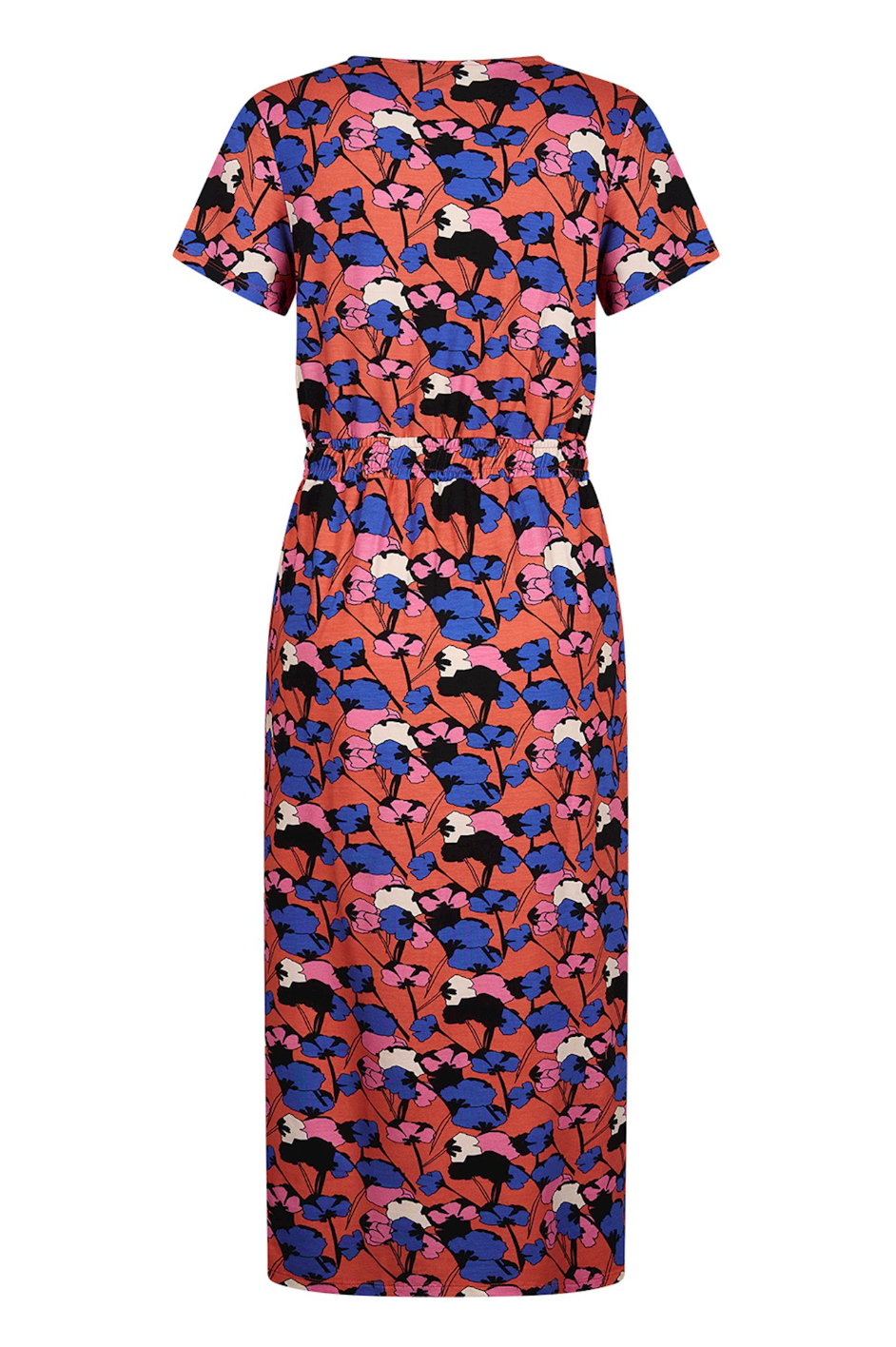 Zilch Straight Dress in Bouquet Coral-Womens-Ohh! By Gum - Shop Sustainable