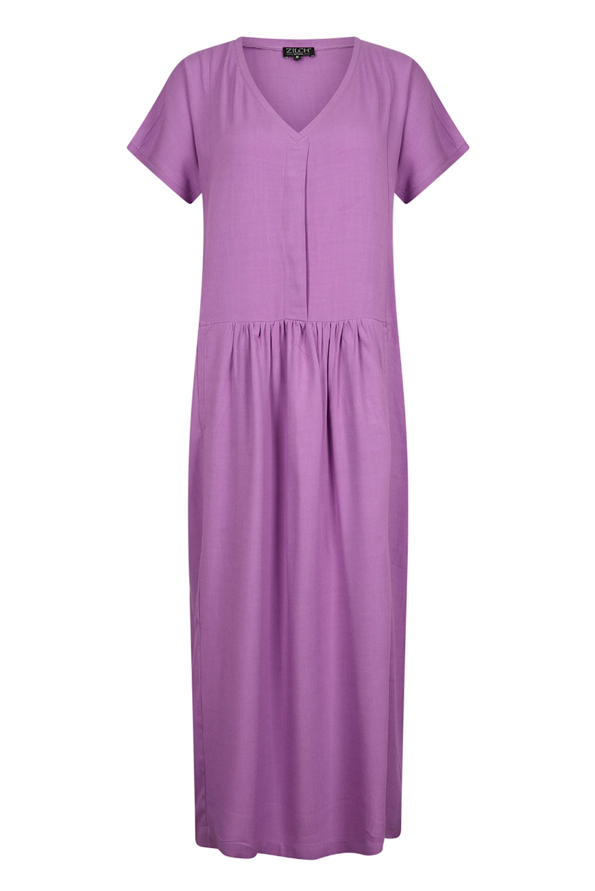 Zilch Wide Dress in Dewberry-Womens-Ohh! By Gum - Shop Sustainable