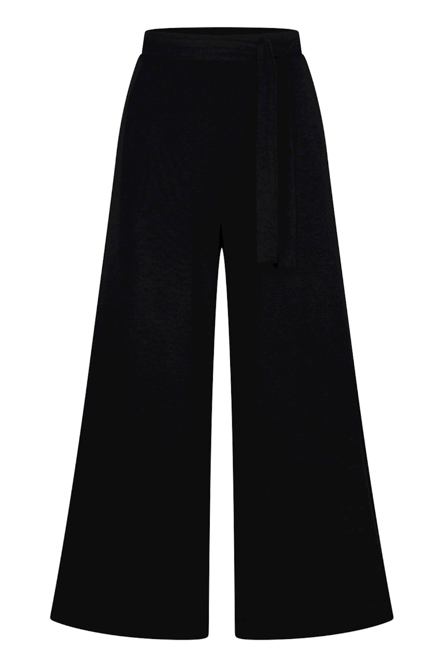 Zilch Wide Pants in Black SS24-Womens-Ohh! By Gum - Shop Sustainable