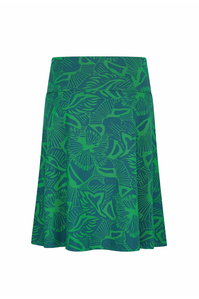 Zilch Woodcut Everglade Wide Skirt-Womens-Ohh! By Gum - Shop Sustainable