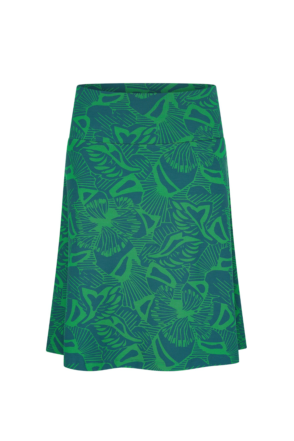 Zilch Woodcut Everglade Wide Skirt-Womens-Ohh! By Gum - Shop Sustainable