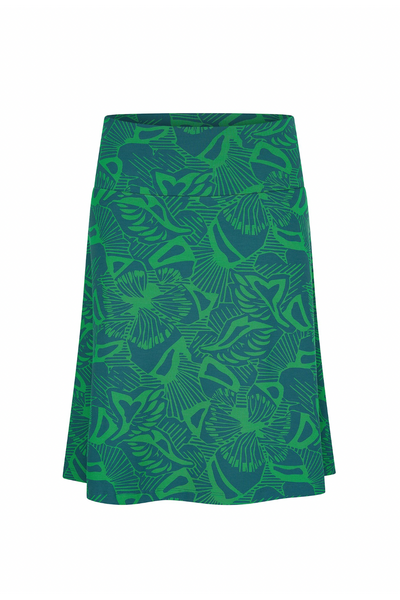 Zilch Woodcut Everglade Wide Skirt-Womens-Ohh! By Gum - Shop Sustainable