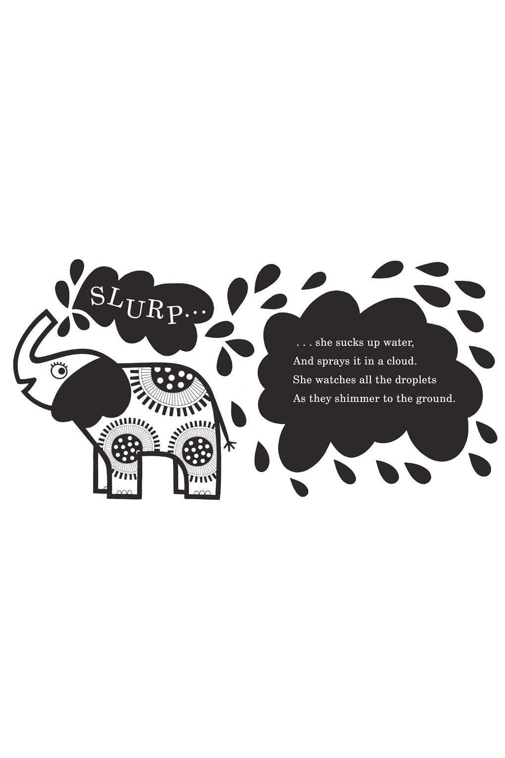 baby book image featuring black and white pictures