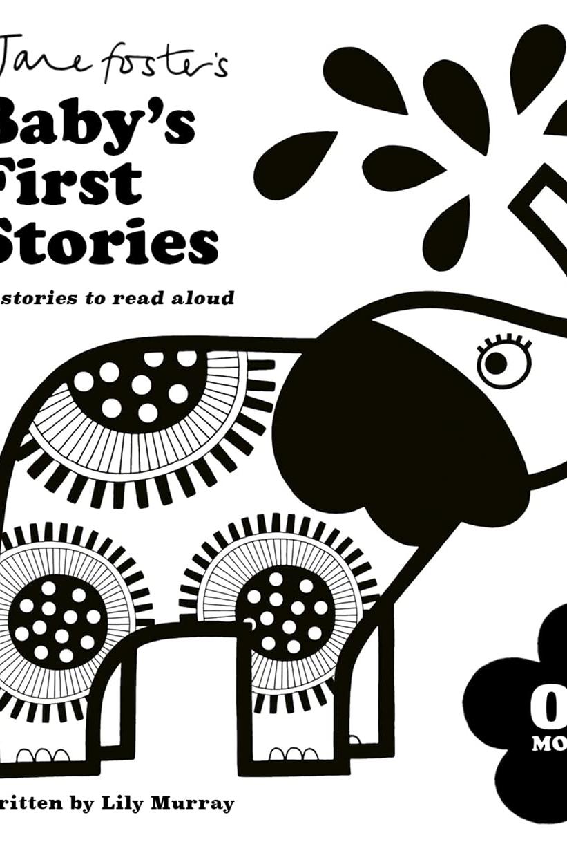 baby book image featuring black and white pictures