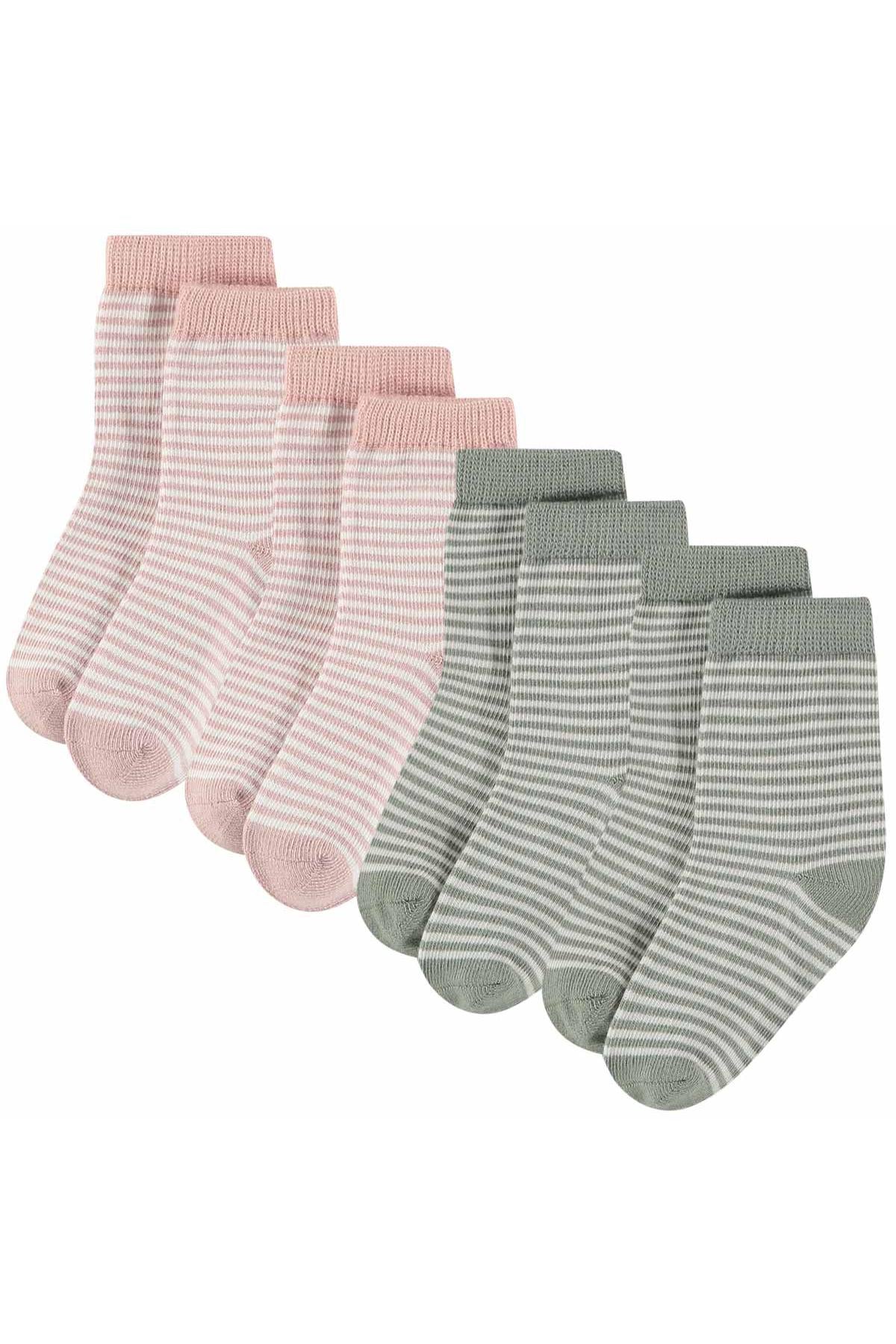 Bamboo Basics Charley Baby Knitted Unisex Striped Socks 4-pack