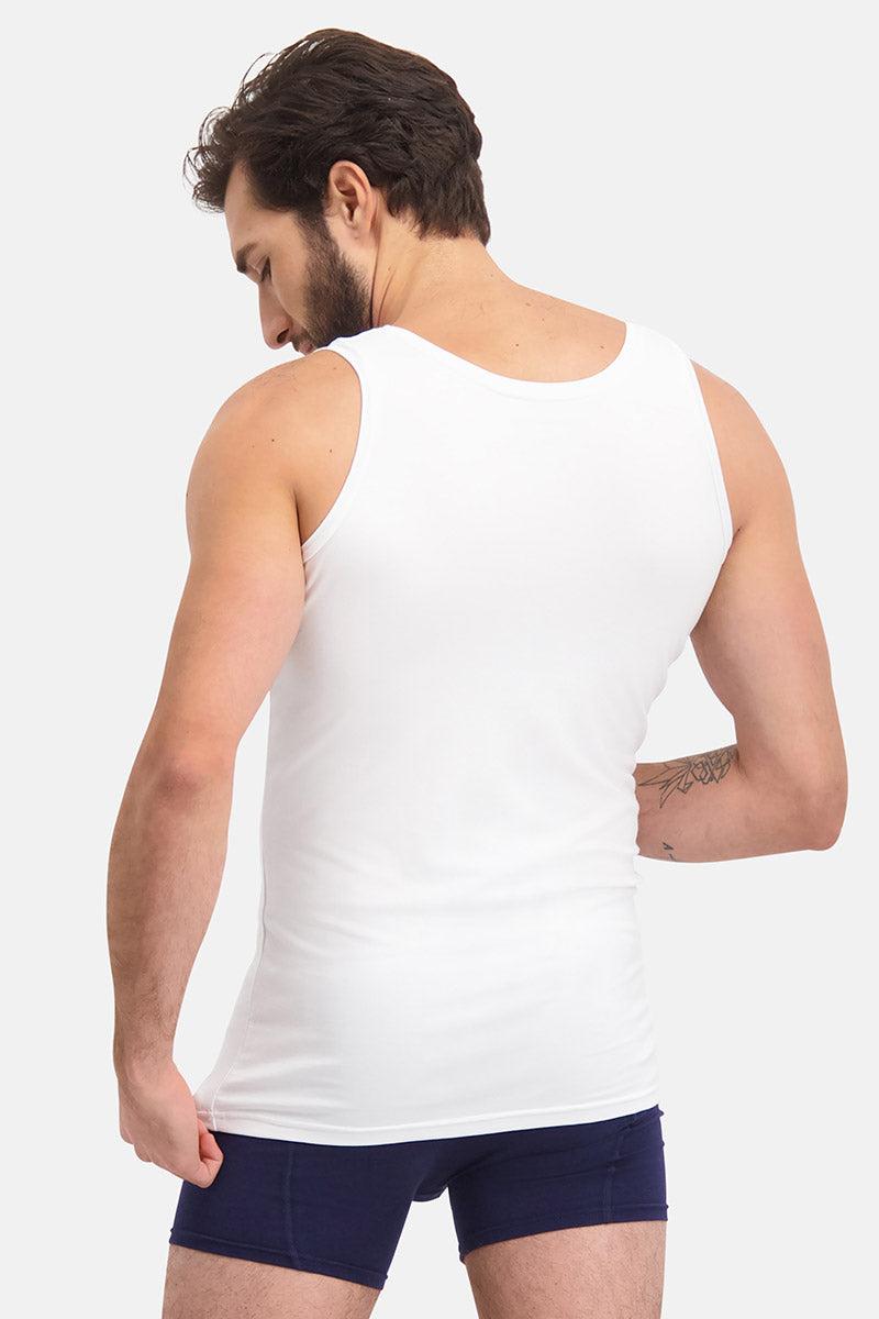 Bamboo Basics Stef Mens BB Knitted Singlet 2-pack