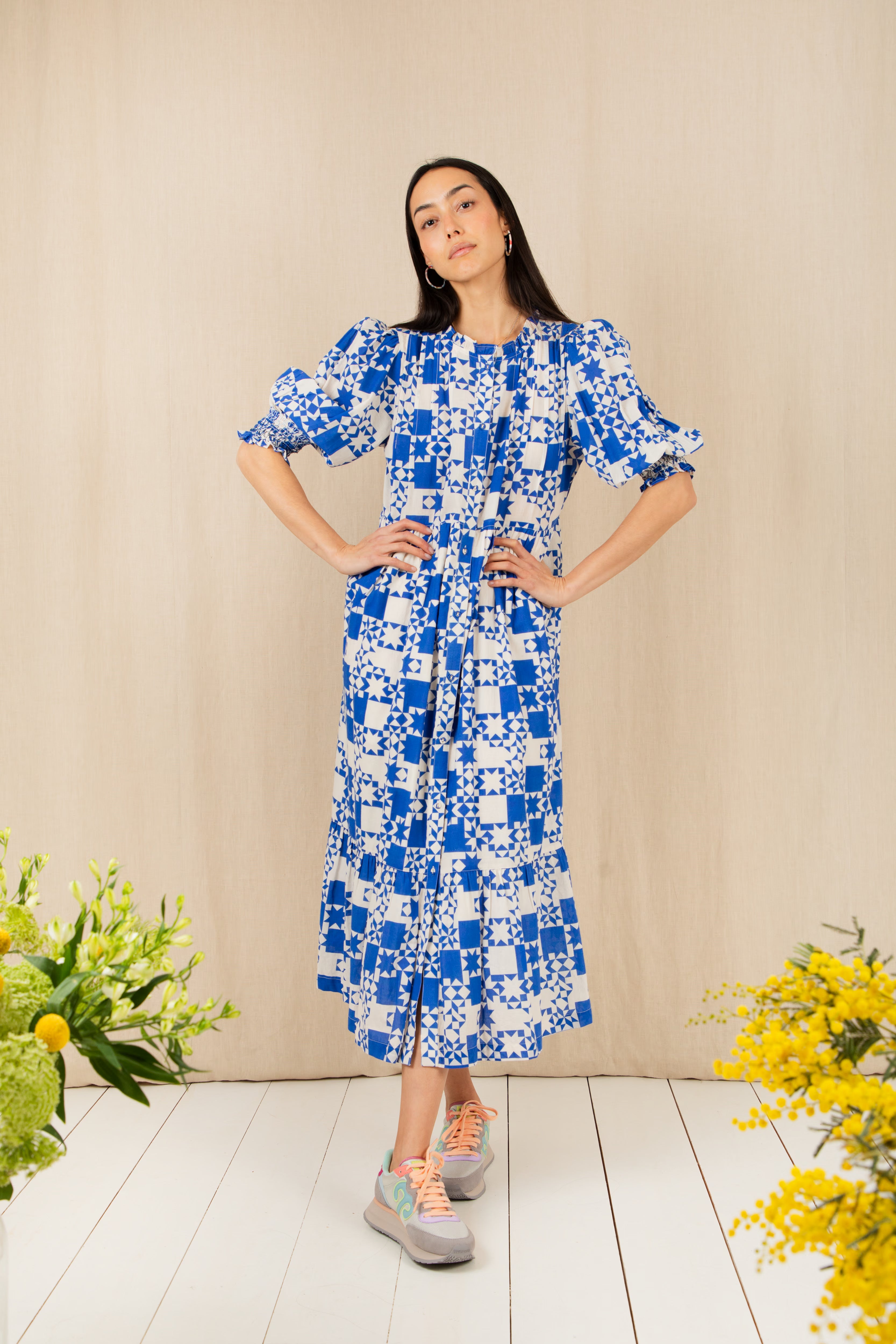 Bonté Loane Dress in Delft