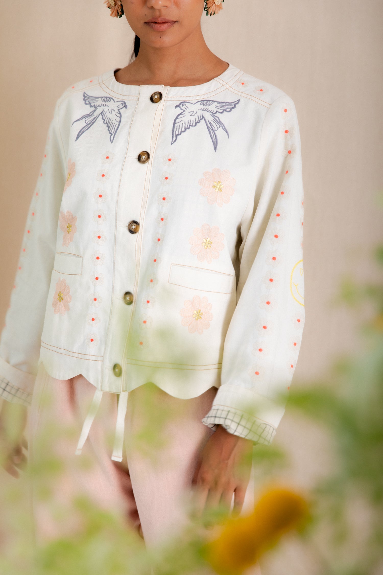 Bonté Rosie Jacket Ecru / Multi