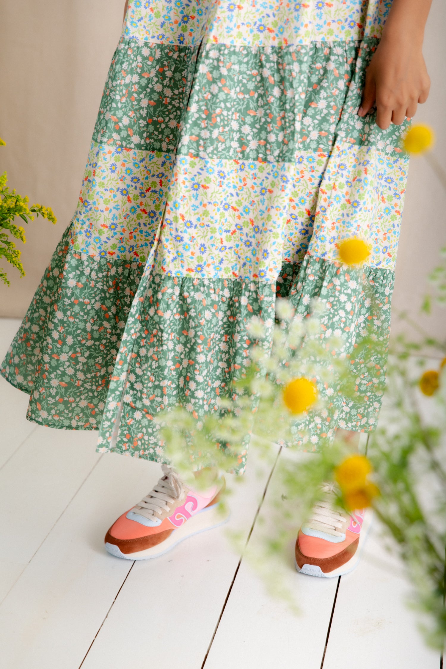 Bonté Vada Dress Spring Greens