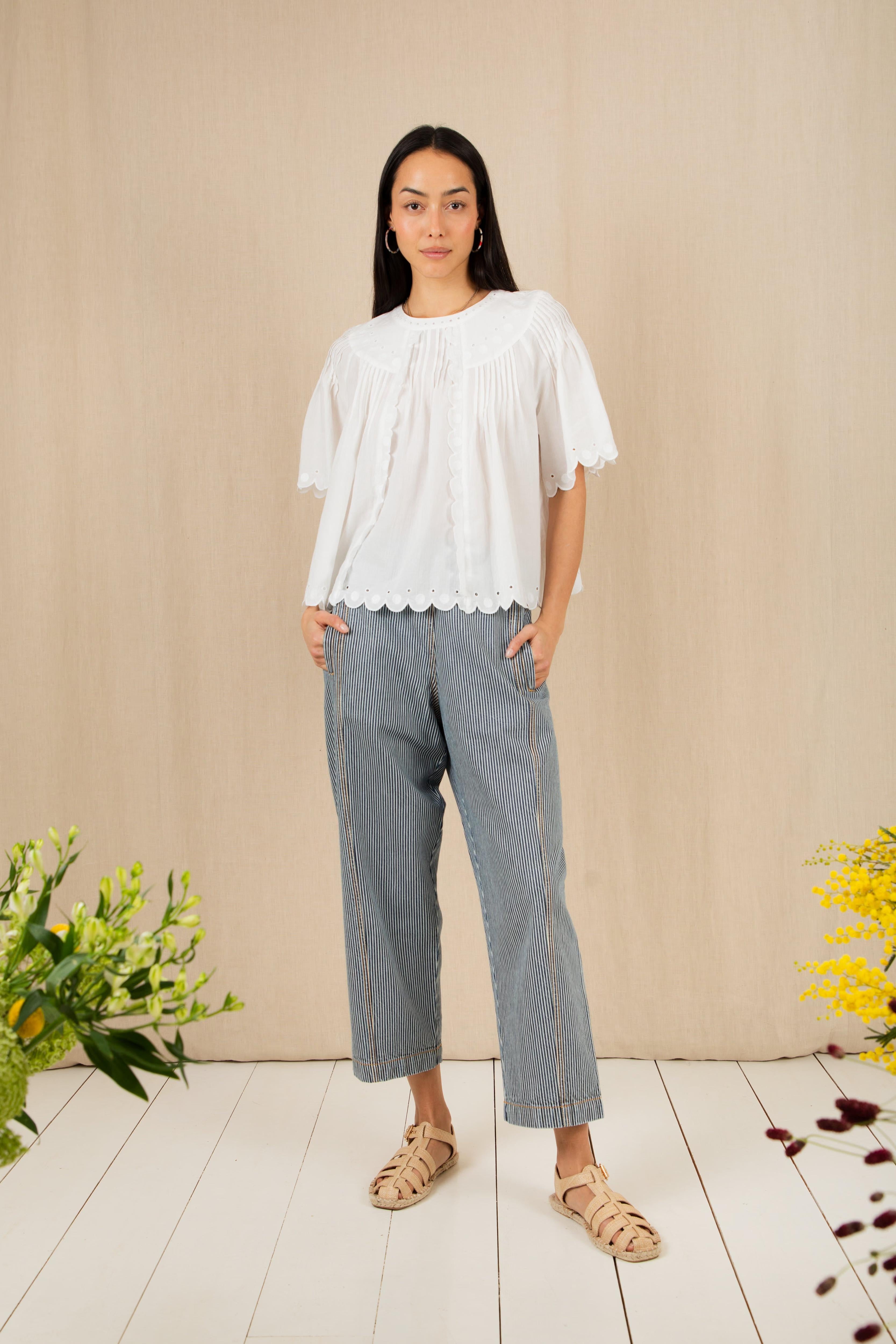 Bonté Flora Top White