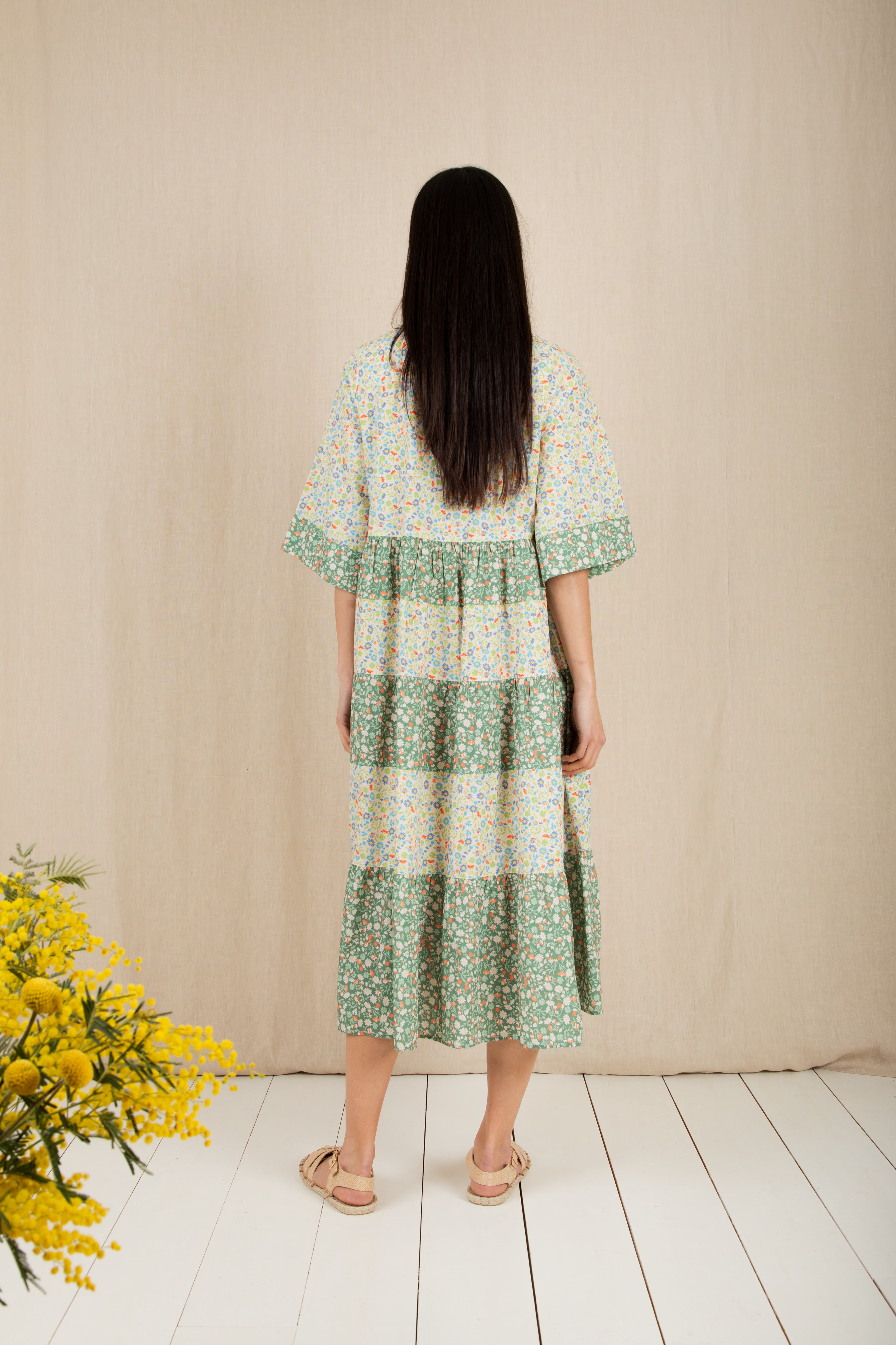 Bonté Vada Dress Spring Greens