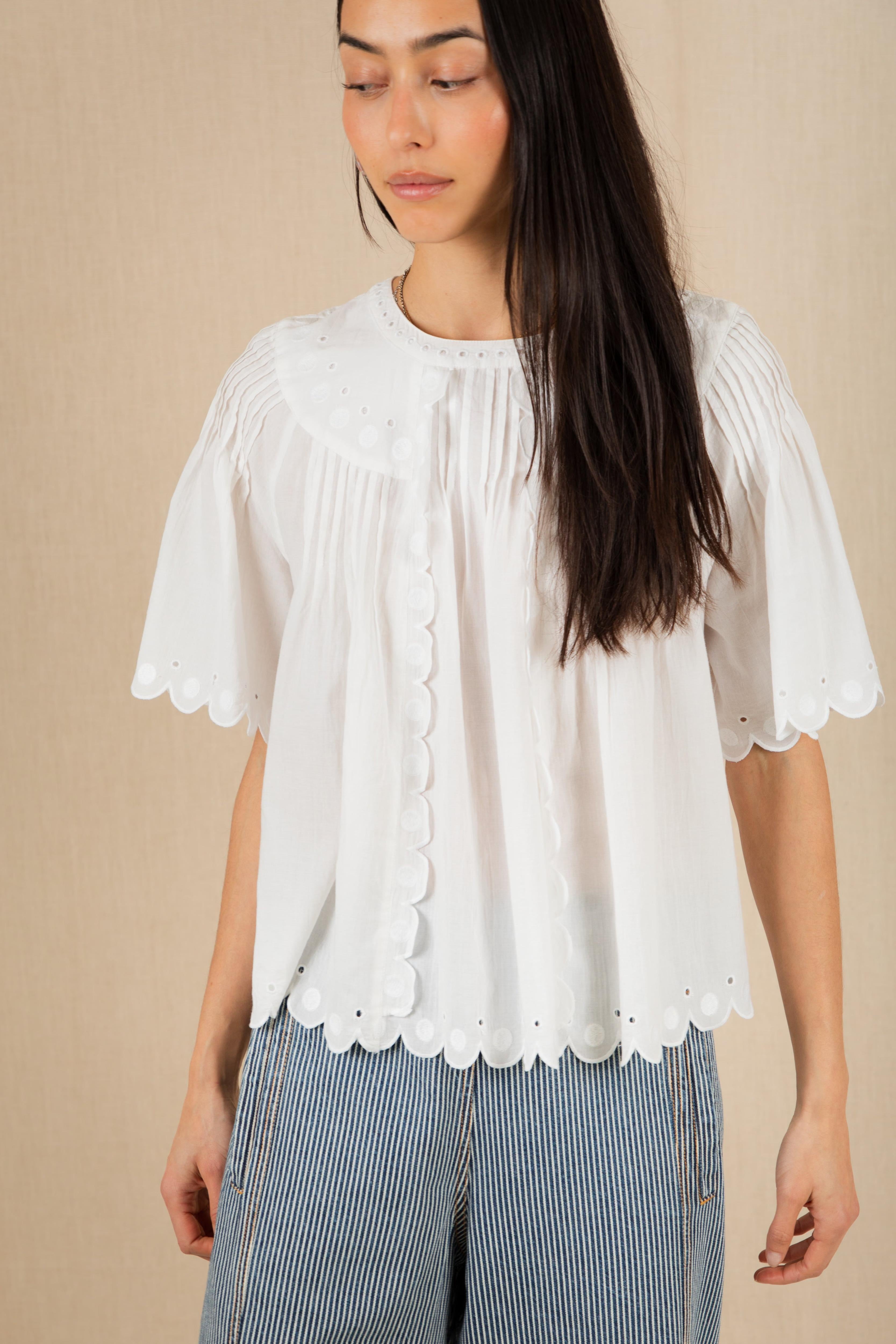 Bonté Flora Top White