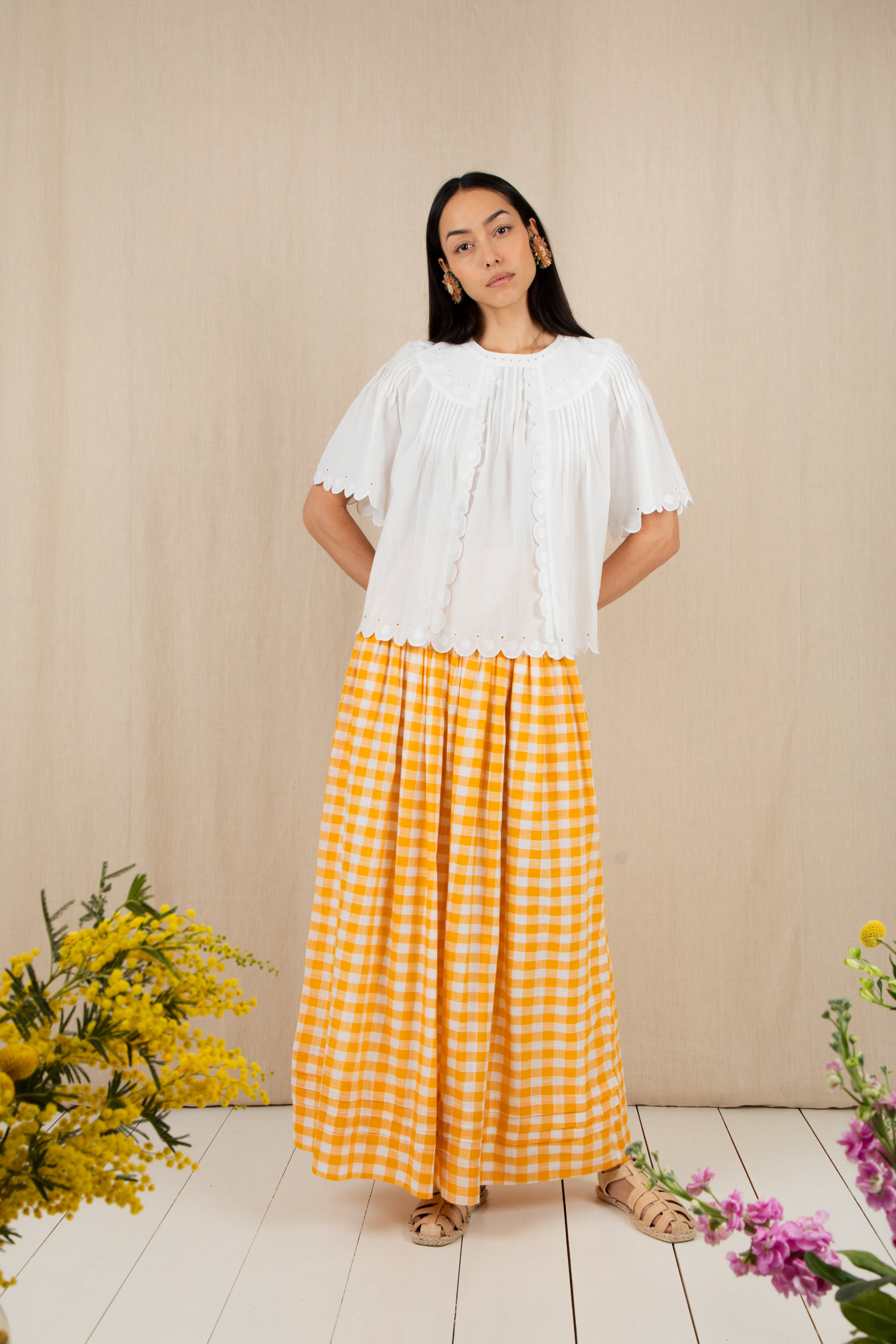 Bonté Flora Top White