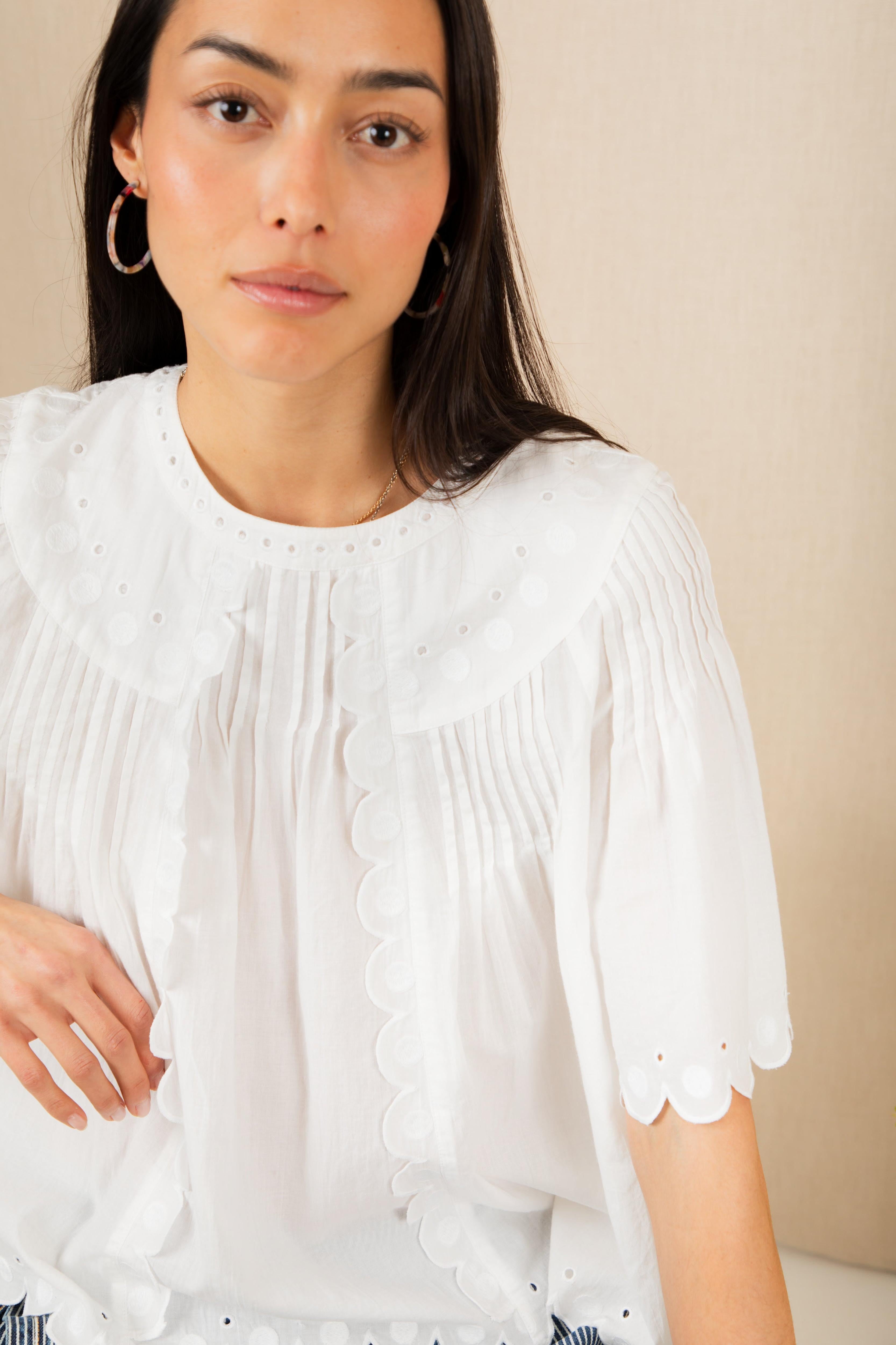 Bonté Flora Top White
