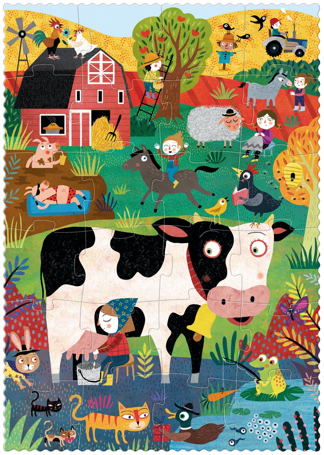 Londji Pocket Puzzle - MY LITTLE FARM