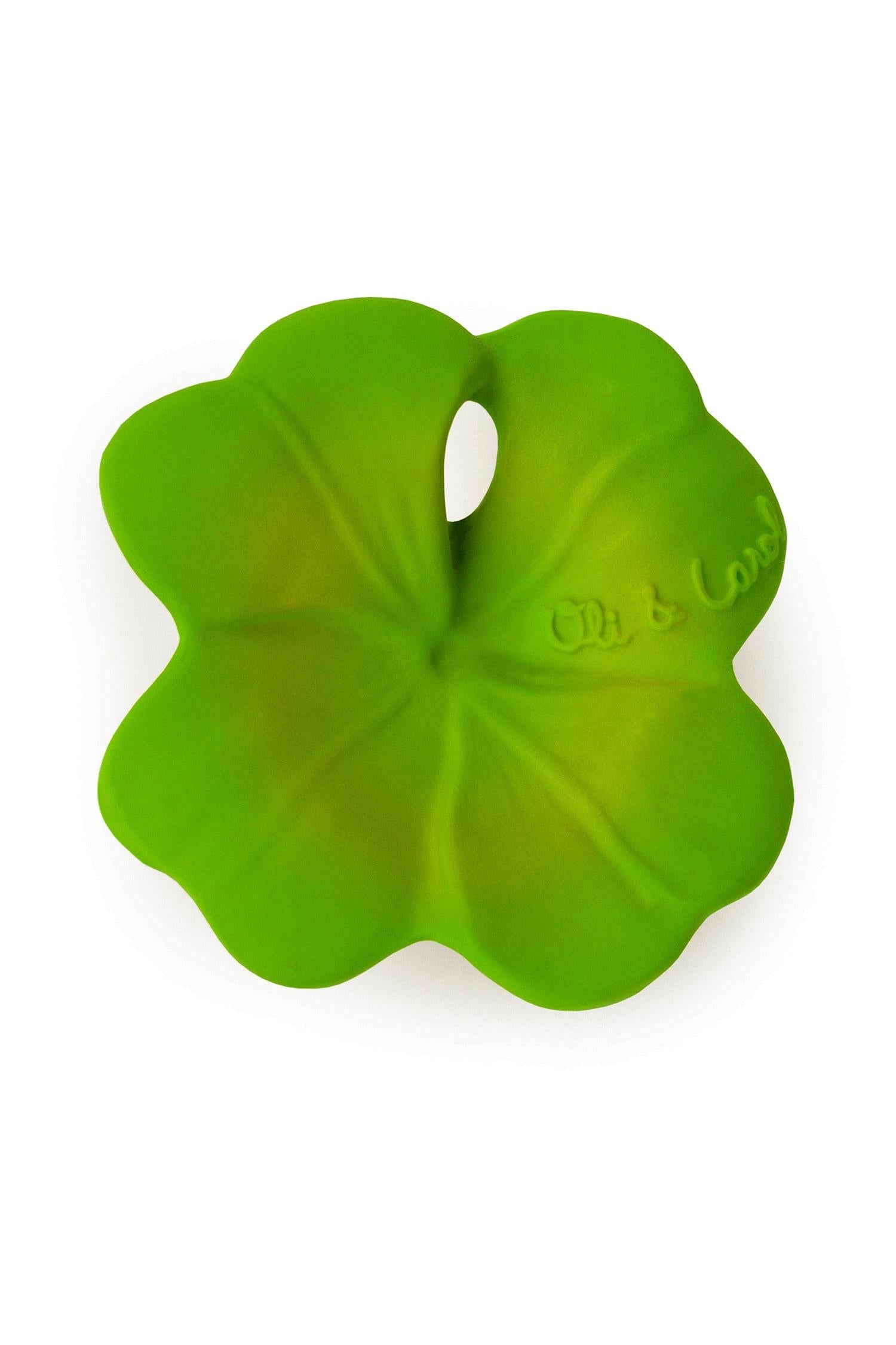Oli & Carol Eli the Clover Natural Rubber Teether