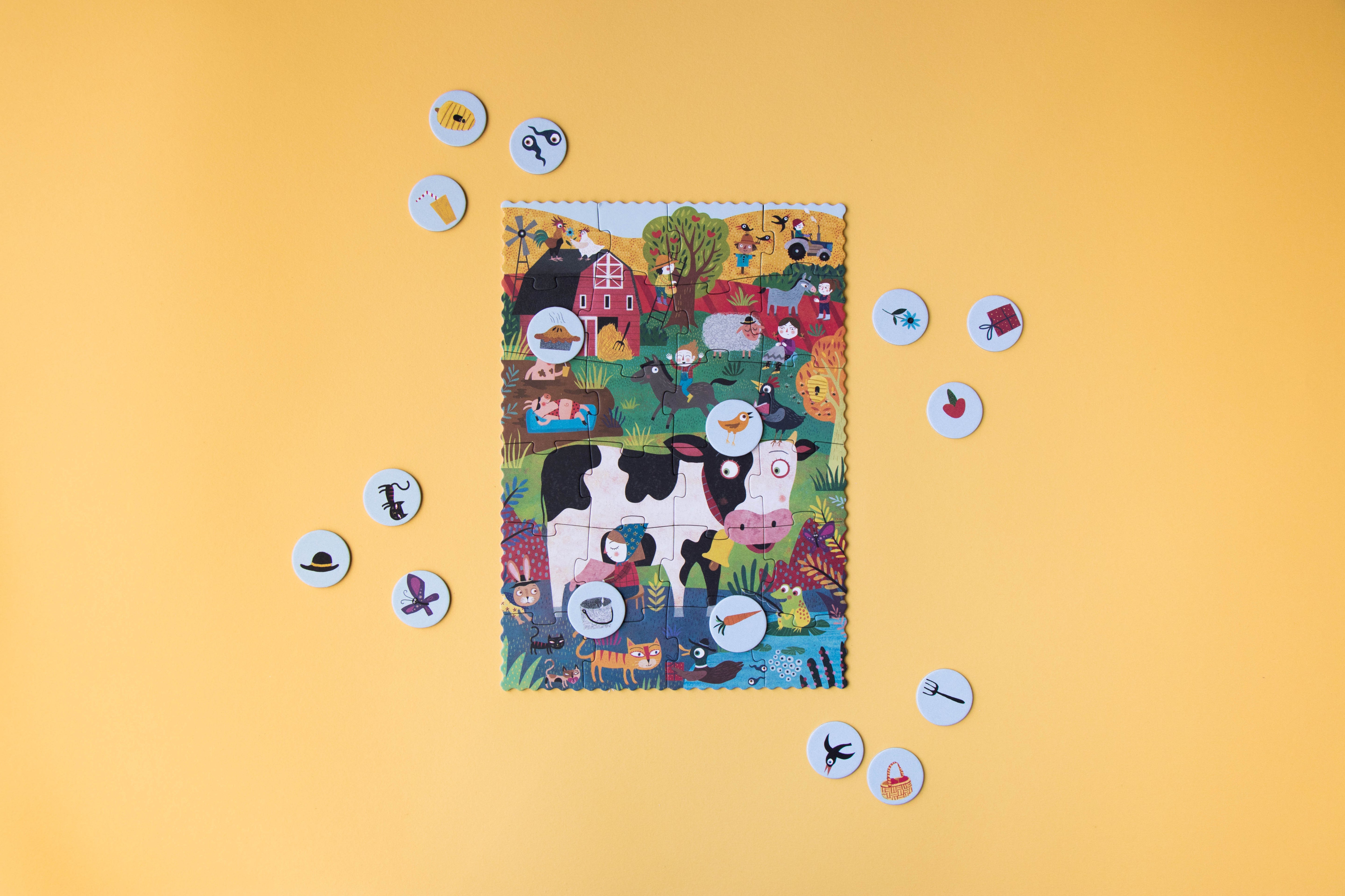 Londji Pocket Puzzle - MY LITTLE FARM