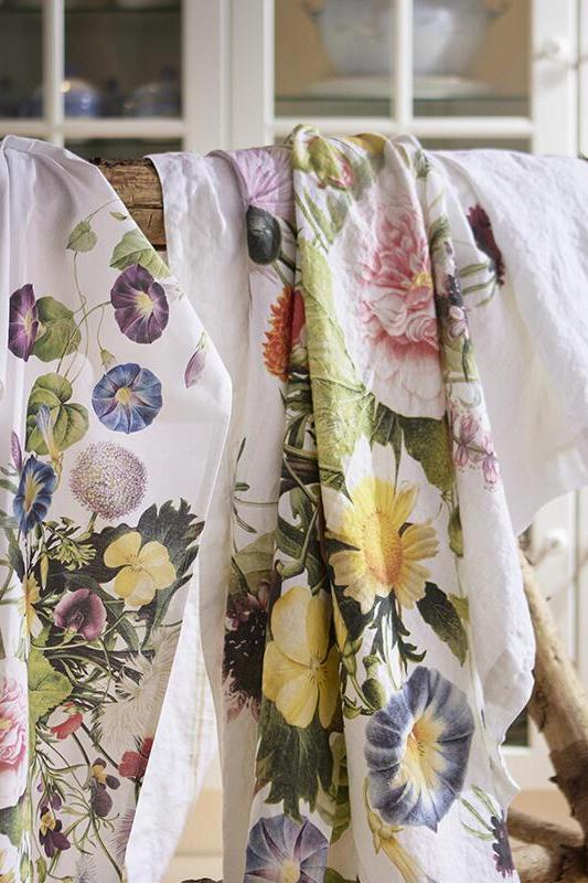 Koustrup & Co. ORGANIC DISH TOWEL - Flower garden JL