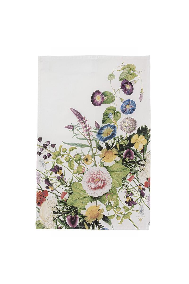 Koustrup & Co. ORGANIC DISH TOWEL - Flower garden JL