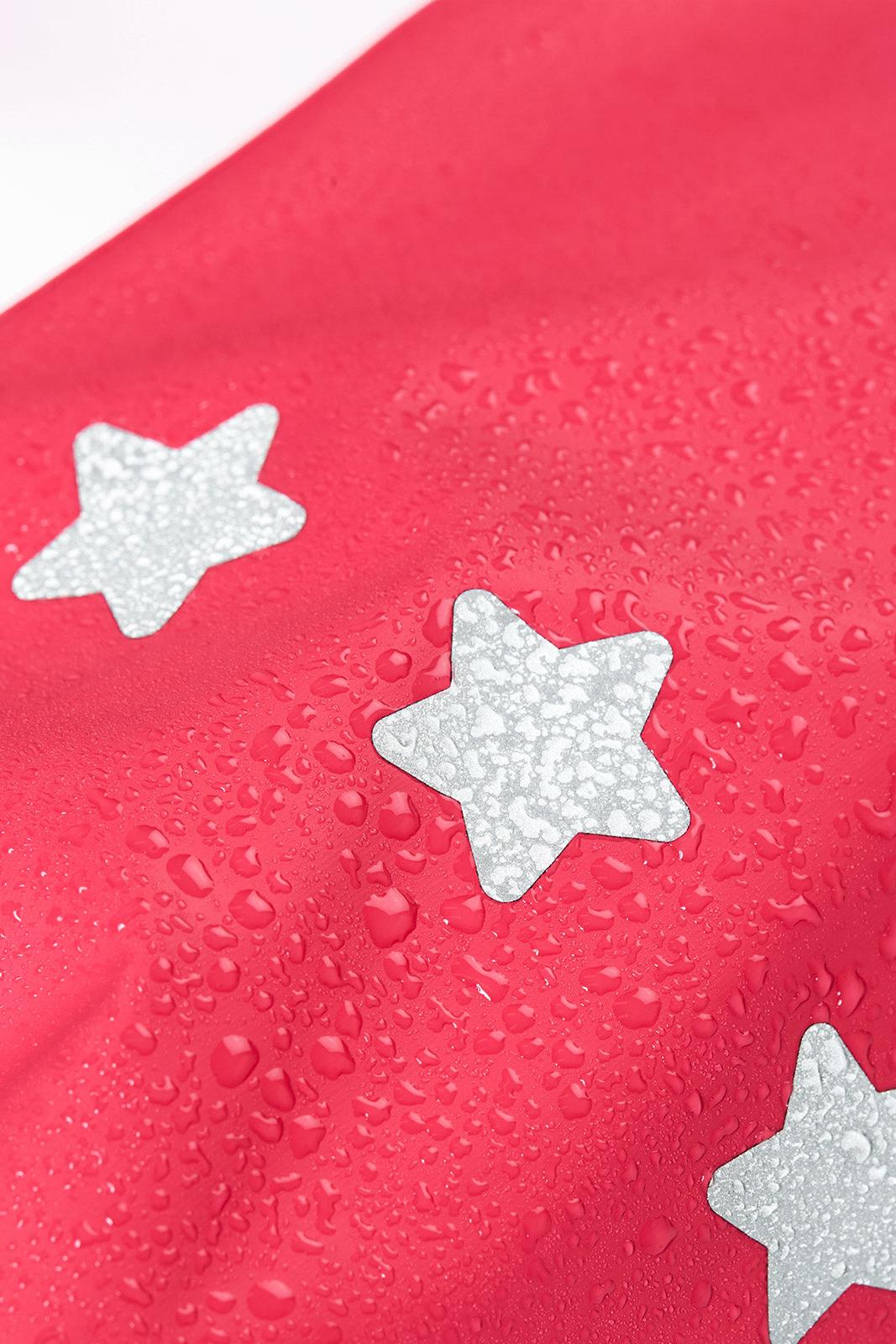 Frugi Character Puddle Buster Trousers in Rhubarb/Cat