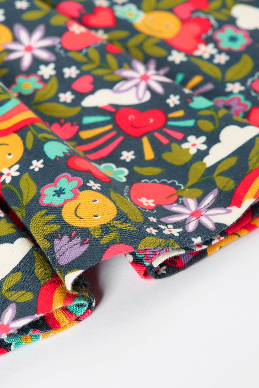Frugi Spring Skater Dress in Happy Days Infant