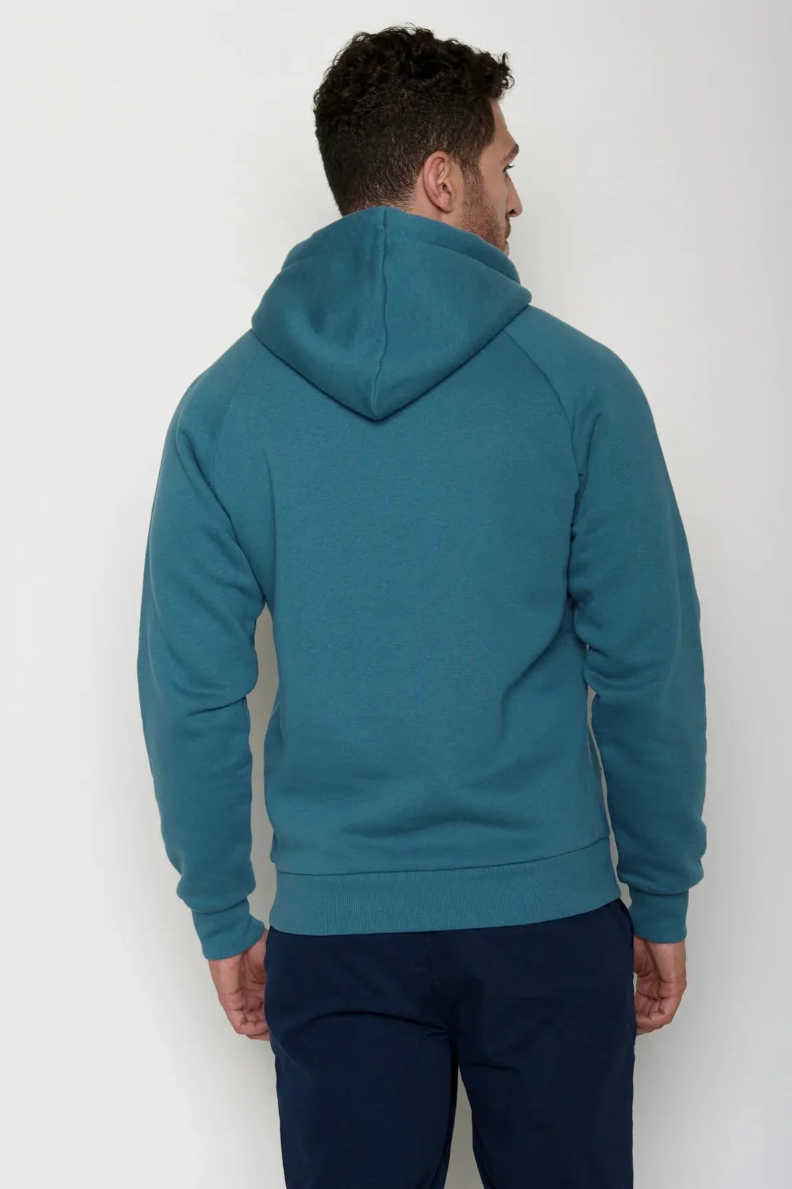 Greenbomb Bike Travel (Trek/Hoodie/GOTS) | Tidal  Blue
