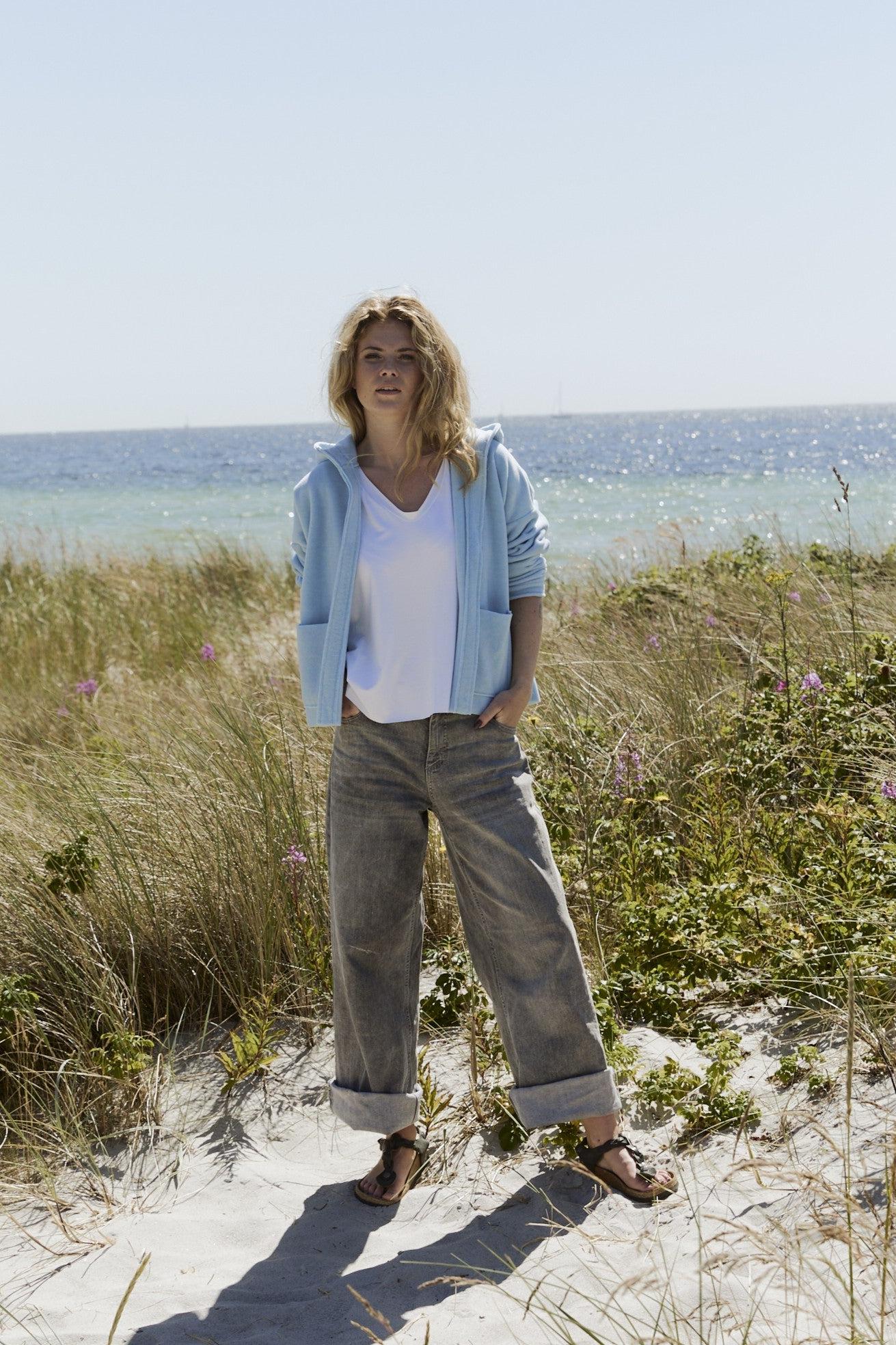 Henriette Steffensen Baby Blue Cardigan